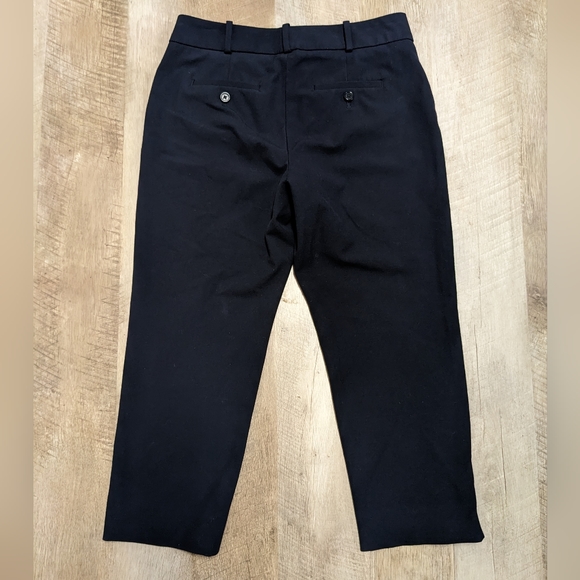 Talbots Petites Curvy Navy Blue Cropped Pants - Picture 5 of 8